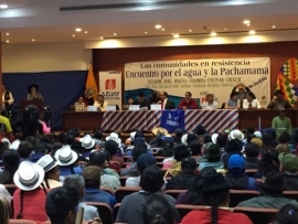 ECUADOR: DECLARACIÓN DEL ENCUENTRO “POR EL AGUA Y LA PACHAMAMA”