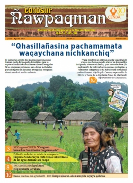 Revista rural bilingüe Conosur Ñawpaqman 156