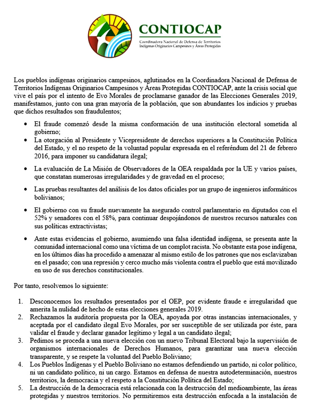 8 Pronunciamiento CONTIOCAP