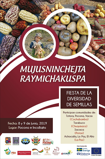 Afiche raymi semillas bajo