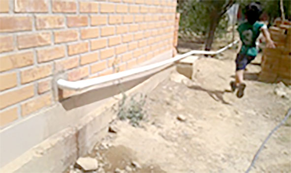 Arbieto cosecha agua