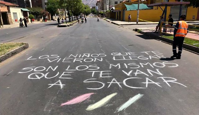 Bloqueos mensajes piso