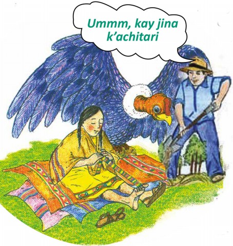 Cuento Imillamanta dibujo