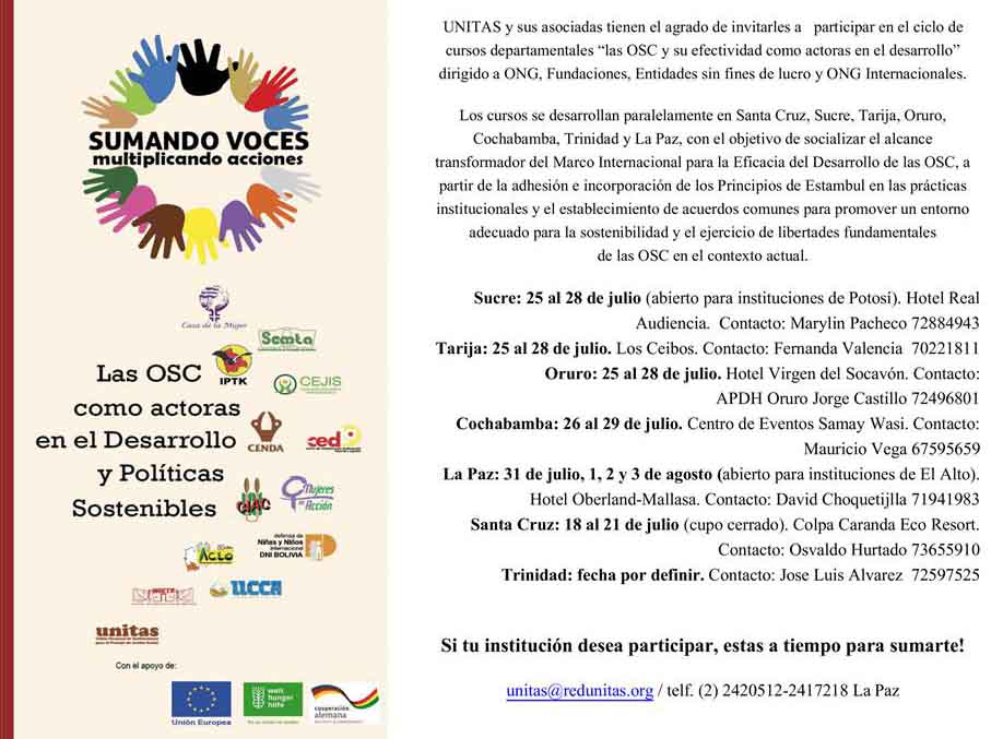 Invitación UNITAS web