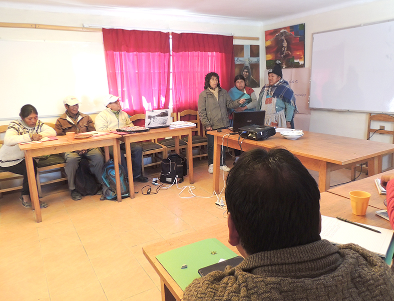 Oruro Socializando la experiencia