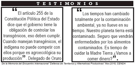 Transgenicos Testimonios