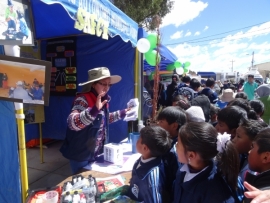 Feria de Salud en Poopó: Espacio de información sobre salud y medio ambiente