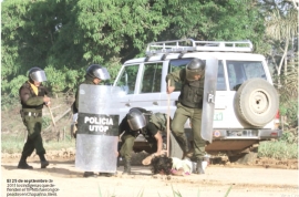 Represión en Chaparina, Beni: VIOLACIÓN A LOS DERECHOS DE LOS INDÍGENAS (25 de septiembre de 2011)