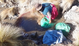 Elaboración de la Tunta en la zona andina