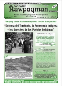 Revista rural bilingüe Conosur Ñawpaqman 137