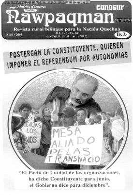Revista rural bilingüe Conosur Ñawpaqman 111