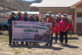 La Coordinadora Nacional de Autonomías Indígenas pone plazo al gobierno para aprobar Ley de Unidad Territorial de Challa