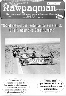 Revista rural bilingüe Conosur Ñawpaqman 112