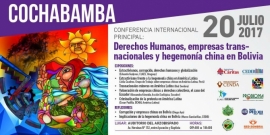 CICLO DE CONFERENCIAS: Vulneraciones a derechos humanos,  empresas transnacionales y extractivismo