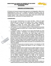 Pronunciamiento TRASVASE DE AGUAS DEL RIO MAURI PONE NUEVAMENTE EN RIESGO DE SECARSE AL LAGO POOPÓ