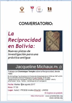 La reciprocidad en Bolivia: NUEVAS PISTAS DE INTESTIGACIÓN PARA LA PRÁCTICA ANTIGUA