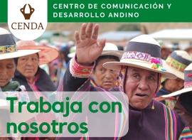 CENDA: CONVOCATORIA REQUERIMIENTO DE PROFESIONAL DEL ÁREA JURÍDICA