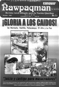 Revista rural bilingüe Conosur Ñawpaqman 104