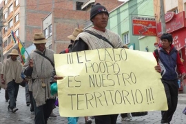 AGUA: Lago Poopó, el refugio forzado de los Urus