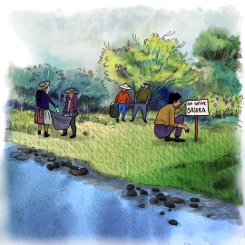 Río Maylanco: Cómo descontaminar