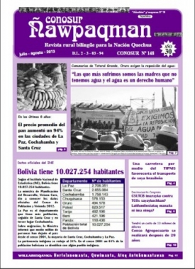 Revista rural bilingüe Conosur Ñawpaqman 148