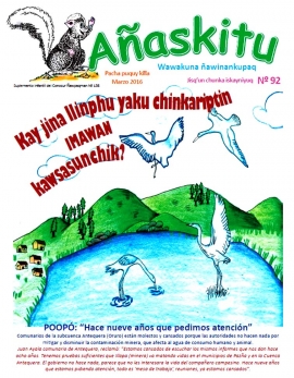 Añaskitu Nº 92 – Llimphu yaku chinkariptin, imawan kawsasunchik?