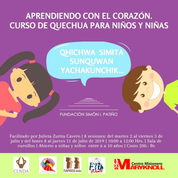 CURSO: Qhichwa simita sunquwan yachakunchik - Aprendiendo con el corazón