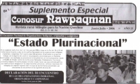 Suplemento Especial de la Revista Conosur Ñawpaqman 119