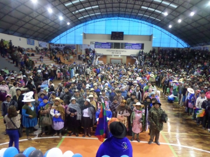 “TIERRA ES LIBERTAD” VINTO:       XIII Congreso Ordinario FDMCIOC “BS”