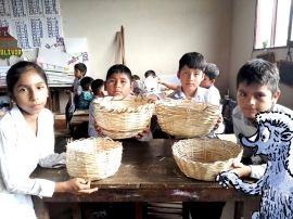 Tecnología de nuestros ancestros:  CANASTAS DE CHUCHIO DE MONTE