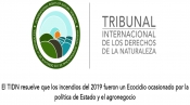 ¡HISTÓRICO! El TIDN declara que los incendios del 2019 fueron un “ecocidio ocasionado por la política de Estado y el agronegocio”