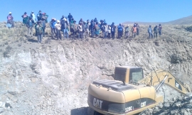 &quot;LA EMPRESA MINERA NOS QUERÍA HACER PISAR EL PALITO”