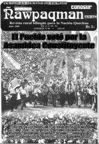Revista rural bilingüe Conosur Ñawpaqman 98